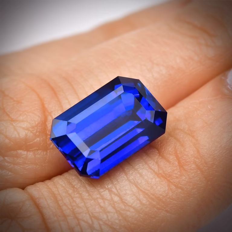 gemstone 304922 sapphire emerald royal blue 64c1f